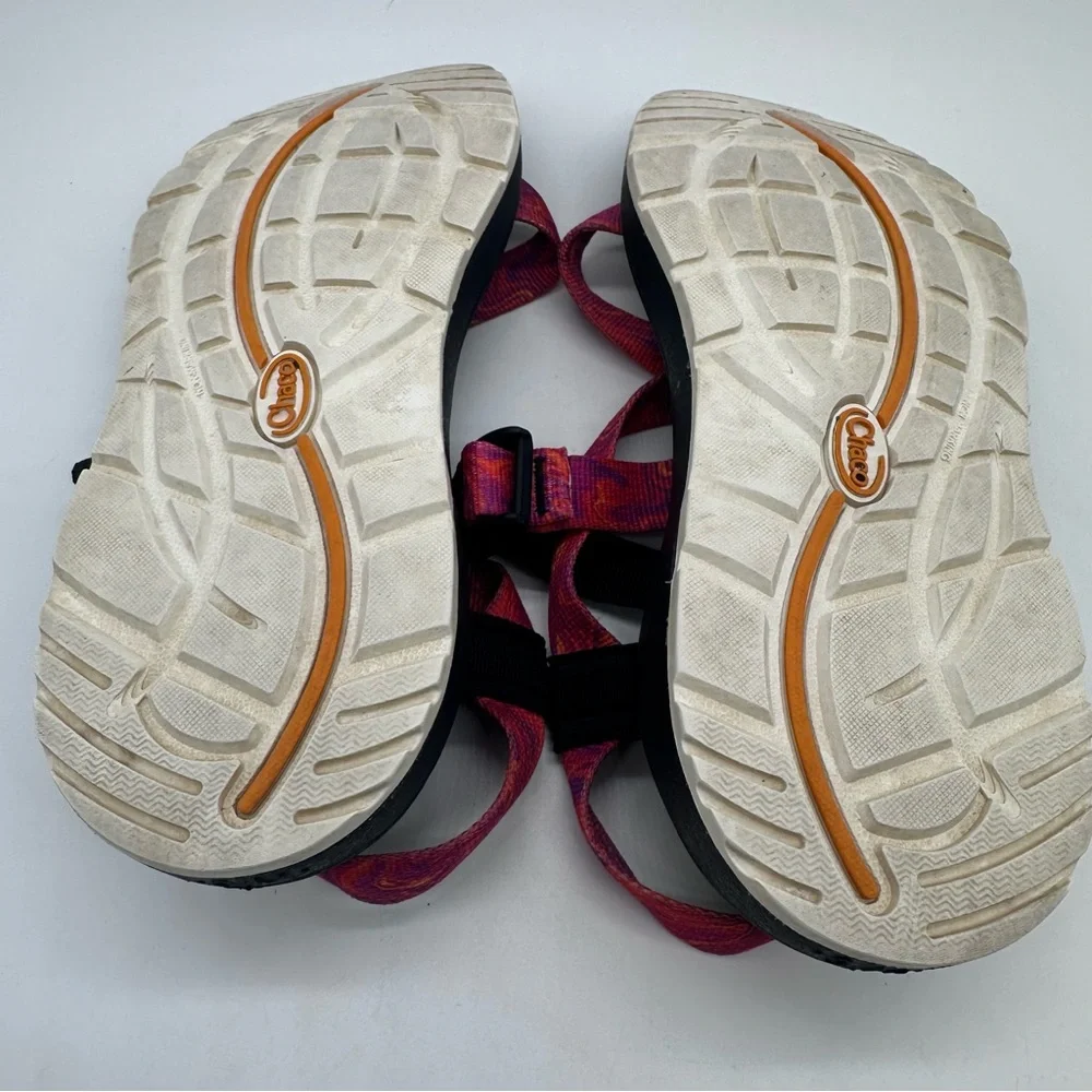 Chaco Z/Cloud Multicolor Sandals with Black Sole Size 6